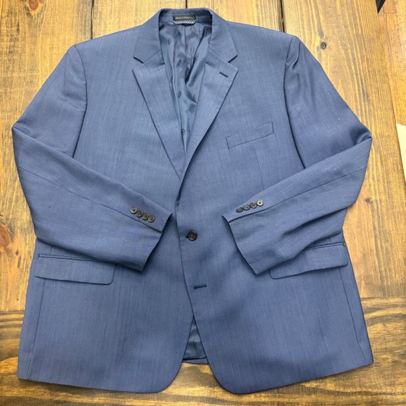 Lauren Ralph Lauren Other - Lauren Ralph Lauren Men Wool Blend Blue Pinstripe Suit Sport Coat Blazer Jacket